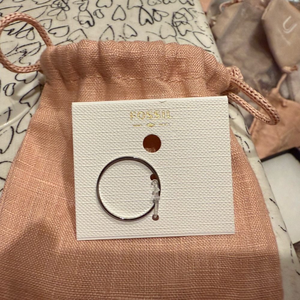 Fossil Silver Minimalist Watch